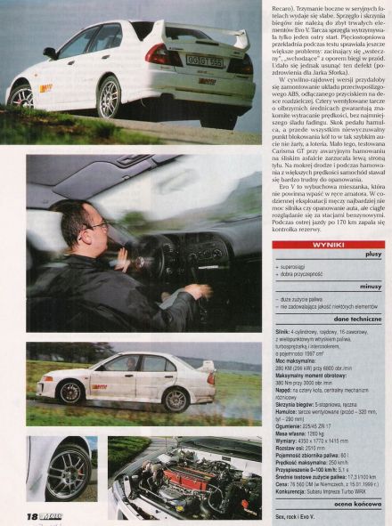 Mitsubishi Lancer Evo V.